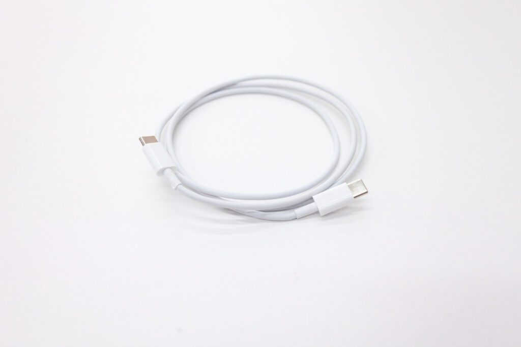 Type C to Type C data cable.