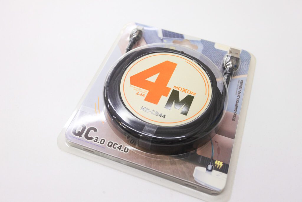 Moxom MX-CB44 4M Zinc Mirror Data Cable Metal Connector